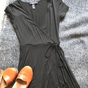 Tie-Front Wrap Dress